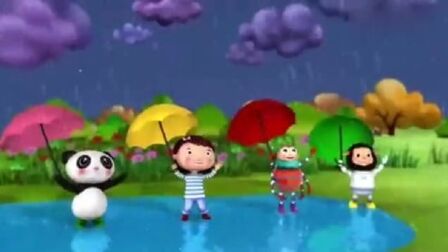 [图]英文儿歌-Rain Rain Go Away-小雨小雨别下了