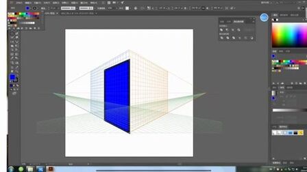 [图]如皋上元平面设计教学 AI透视网格工具使用教学