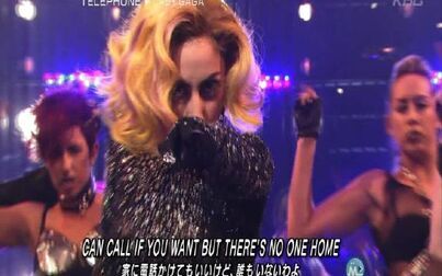 [图]#Lady Gaga#《Telephone》经典现场来了!这个造型我真的爱了! 欧...