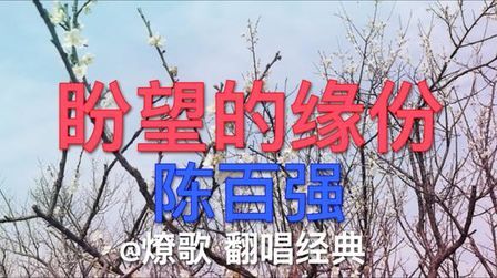 [图]愿豁出生命,莫说我痴情!情歌至高呼唤!翻唱陈百强《盼望的缘份》