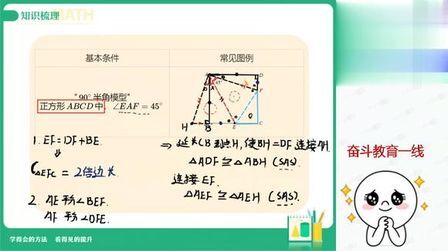 [图]2020年初中数学几何全等90°半角模型大串讲