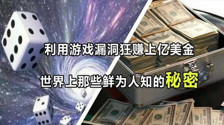 [图]利用游戏漏洞狂赚上亿美金 ,世界上那些鲜为人知的秘密