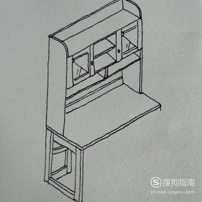 桌子和椅子怎么画——简笔画