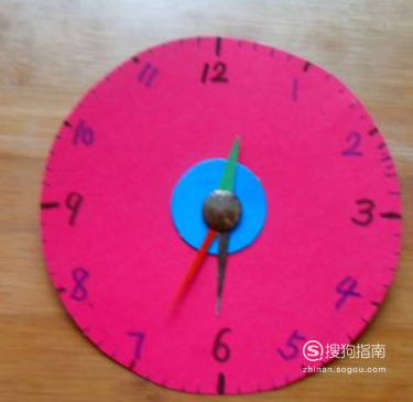 幼儿手工制作钟表