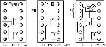 中间继电器接线图
