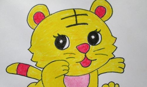 儿童学画小动物:[6]老虎的画法