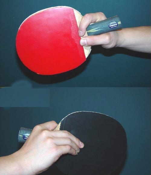 乒乓球 正确握拍方法