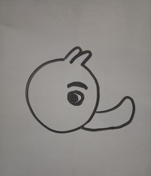 简笔画简单的小鸭子