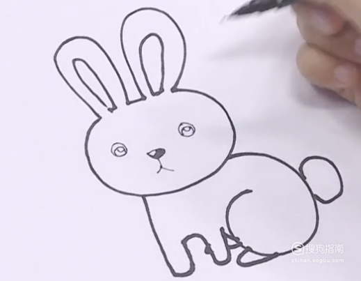 儿童学画小动物:[12]小兔子