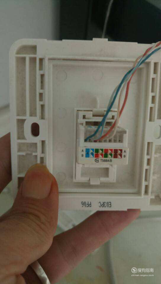 网线插座接线方法