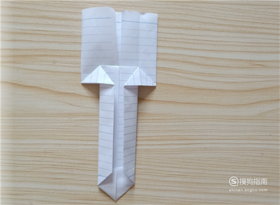 简单折纸一张纸就能折成的宝剑折法