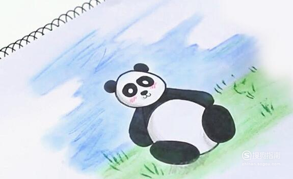 怎么画儿童简笔画大熊猫