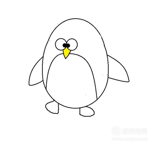 简笔画之如何画企鹅1优质
