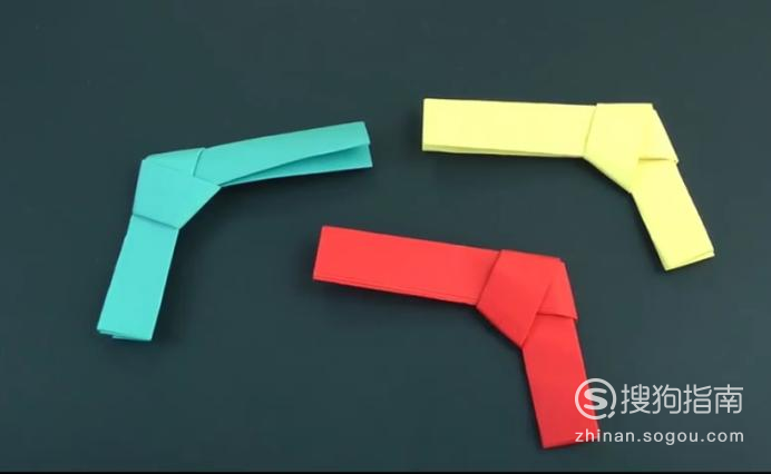 手工折纸:[15]折纸手枪