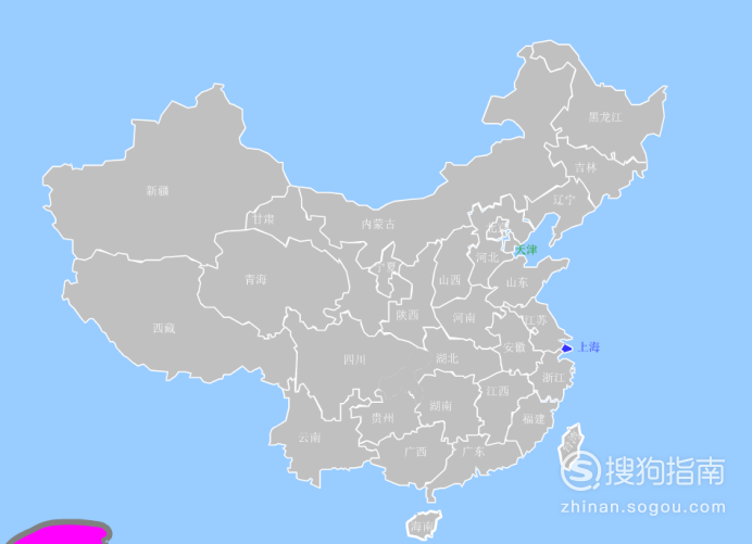 中国34个省级行政区轮廓形状记忆快速学习