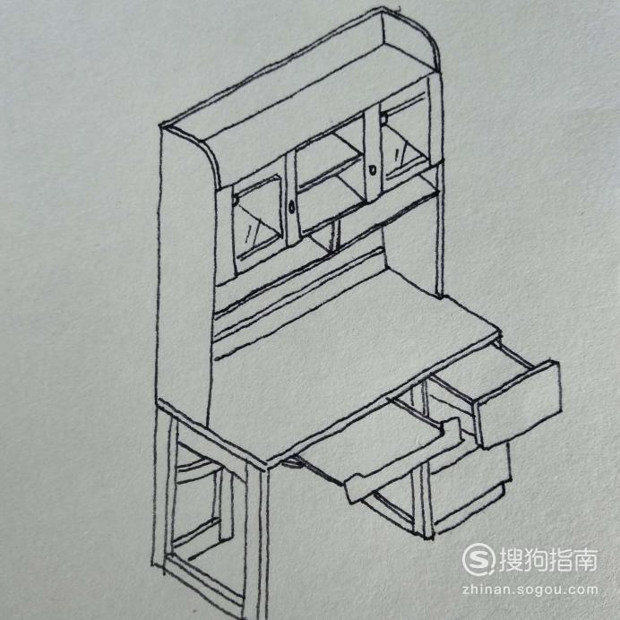 桌子和椅子怎么画——简笔画