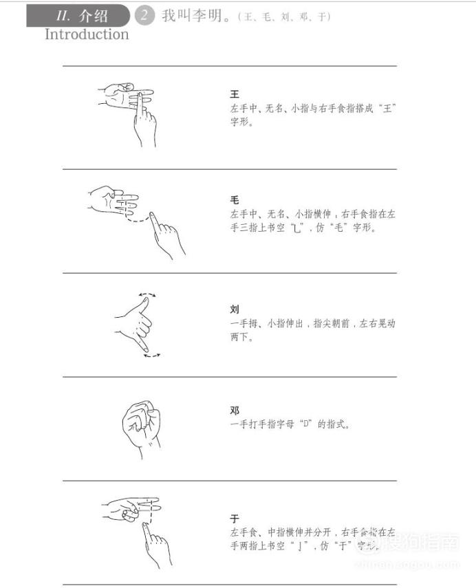 图文教学简单手语一学就会