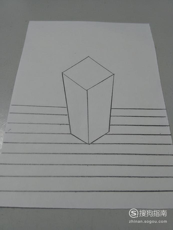 在纸上怎样画立体图形?
