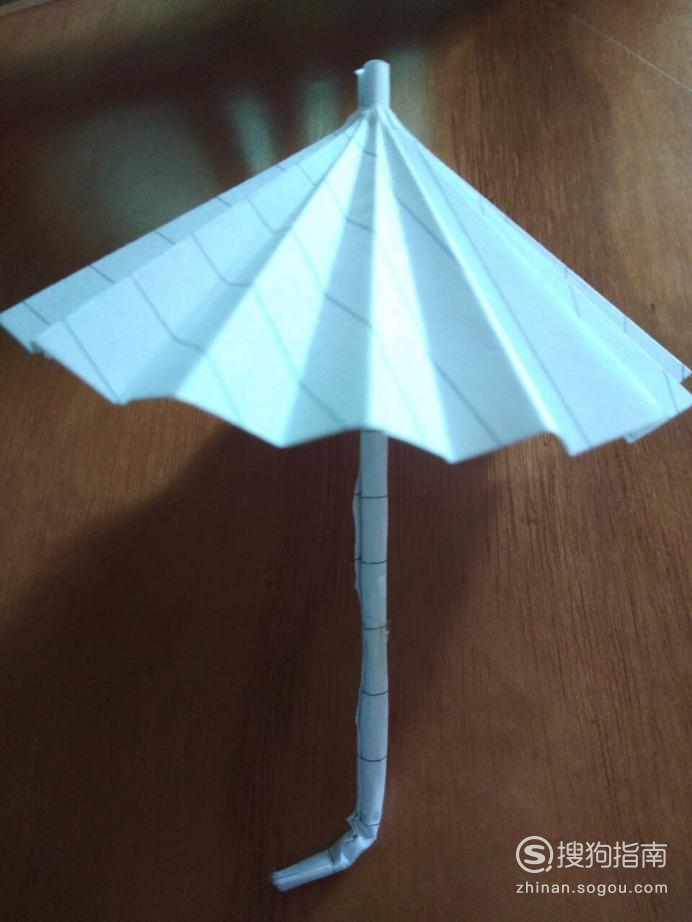 小雨伞的折纸教程
