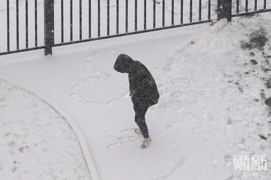 北京降雪节后“开工” 雪中京城银装素裹(23) 第23页