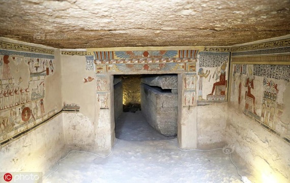 埃及又发现新古墓 内部装饰精美 第1页
