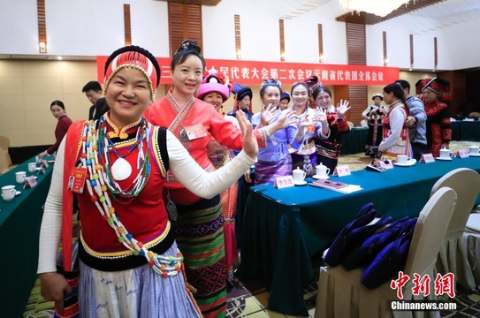 十三届全国人大二次会议多地代表团举行会议(4) 第4页