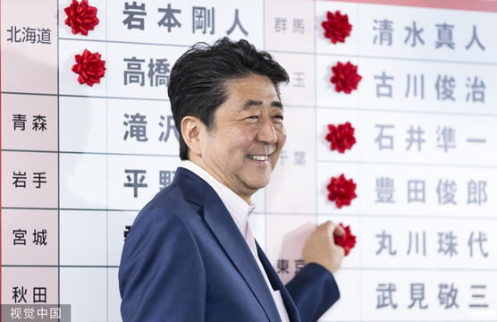 日本参议院选举:执政联盟获议席超半数 第1页