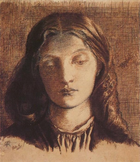 罗塞蒂-Portrait of Elizabeth Siddal 第1页