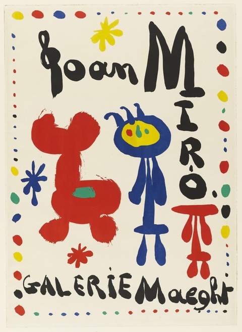 胡安·米罗- Joan Miro, Galerie Maeght 第1页