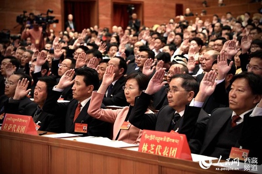 西藏自治区十一届人大三次会议胜利闭幕 第1页