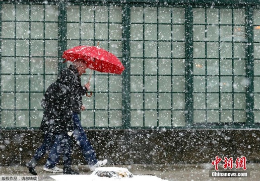 这里4月迎风雪天 大雪纷飞交通受阻(3) 第3页