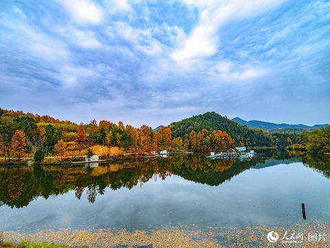 陕西洛南:抚龙湖秋景迷人 第1页