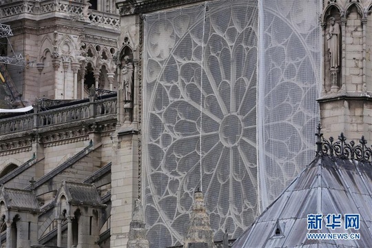 降雨来袭 巴黎圣母院紧急安装防雨装置 第1页