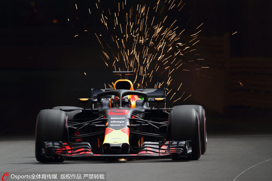 F1摩纳哥站练习赛 里卡多傻笑露出大门牙(5) 第5页