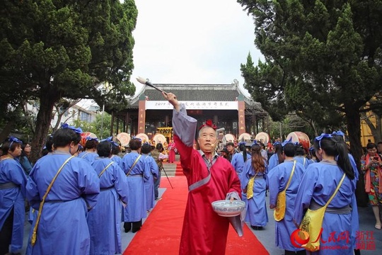 华夏笔工祭笔祖 2019年湖笔文化旅游节湖州开幕(3) 第3页