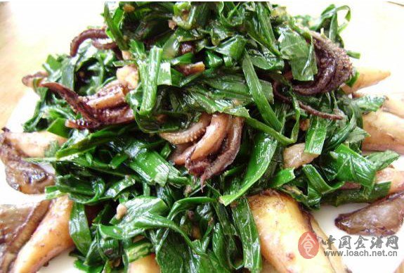 韭菜炒墨鱼仔怎么做?