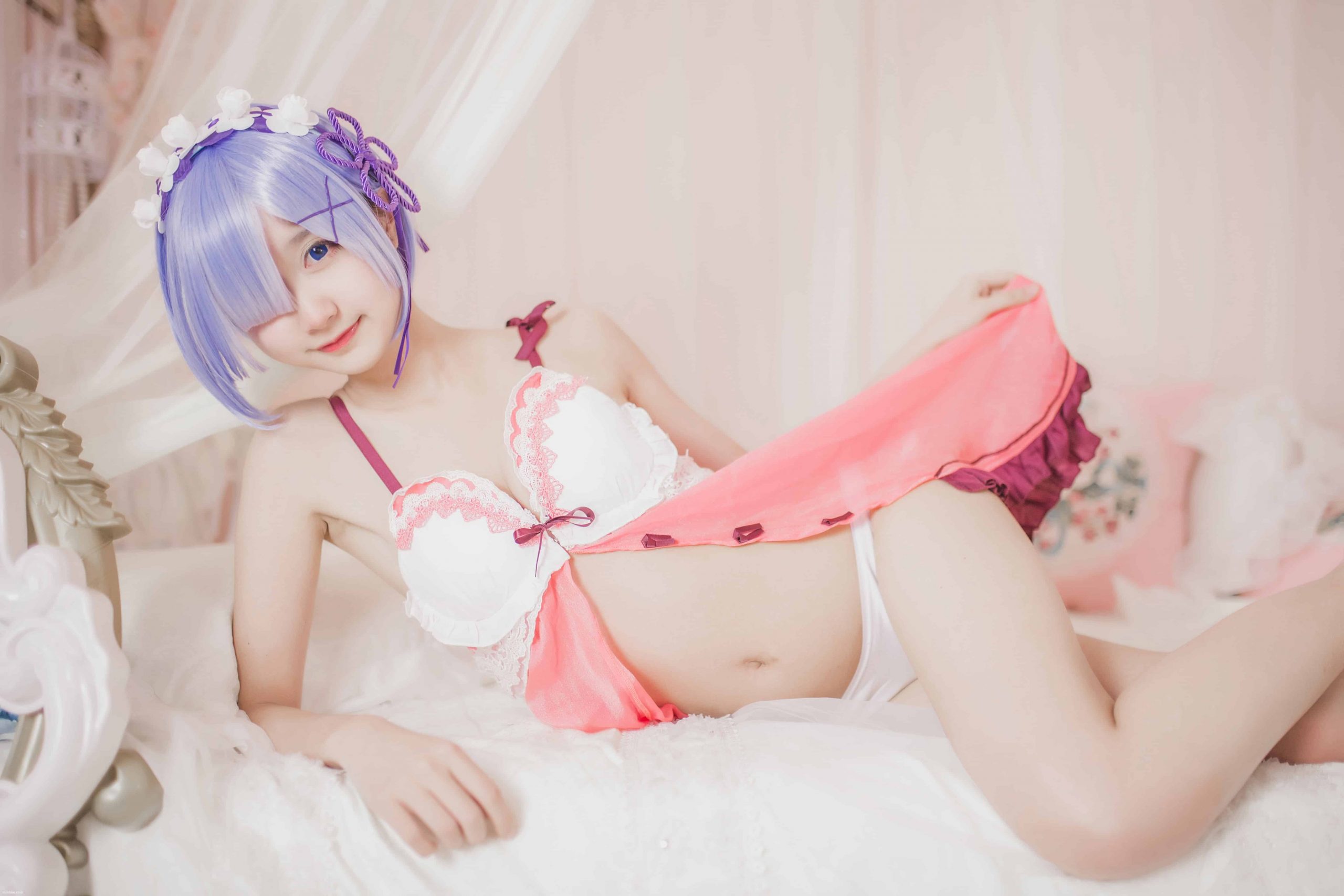 图片[2]-NO.04-木绵绵OwO - NO.04 蕾姆睡衣 [24P-164MB]-美了么