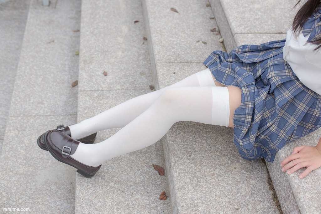 图片[6]-《百褶裙白丝美足》 [森萝财团] R15-039 写真集[88P]-美了么