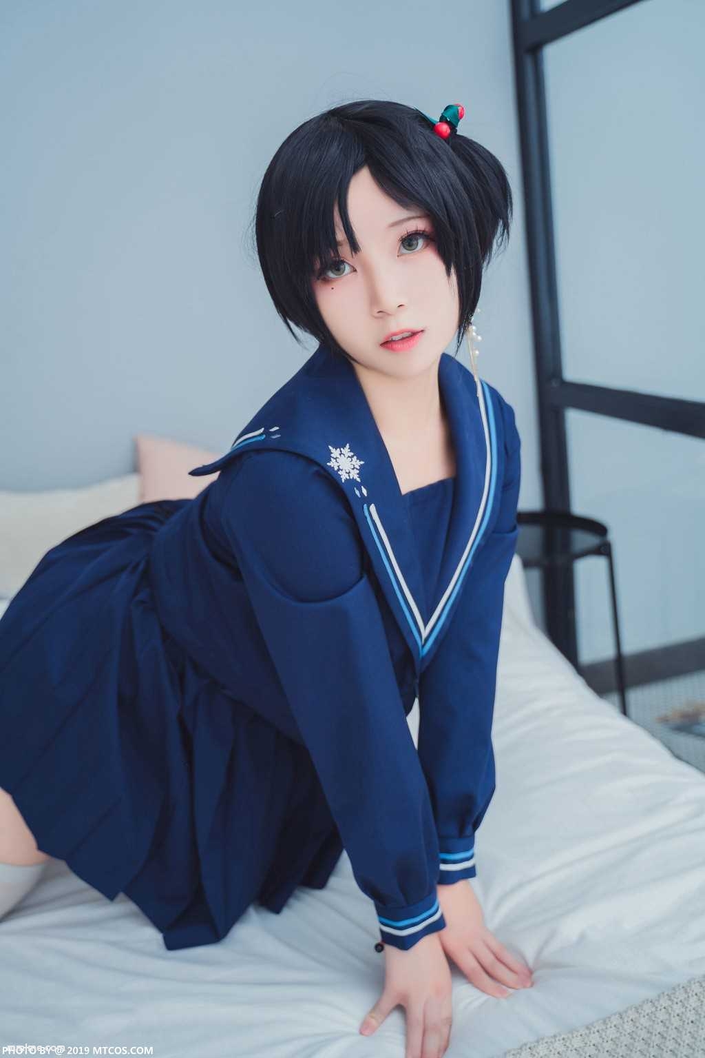 图片[6]-《大眼JK妹》 [喵糖映画] VOL.010 写真集[40P]-美了么