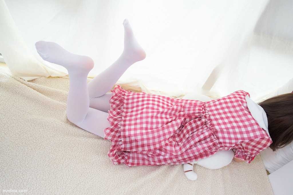 图片[10]-《红色格子裙白丝MM》 [森萝财团] R15-011 写真集[67P]-美了么