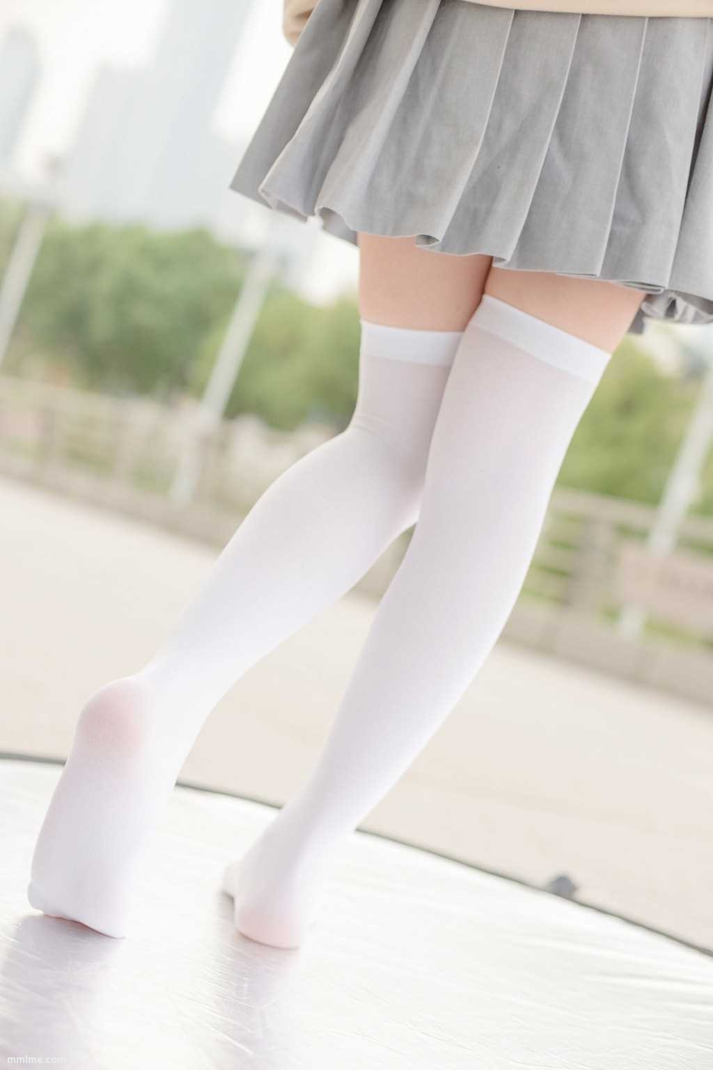 图片[8]-《户外白丝短裙》 [森萝财团] R15-040 写真集[131P]-美了么