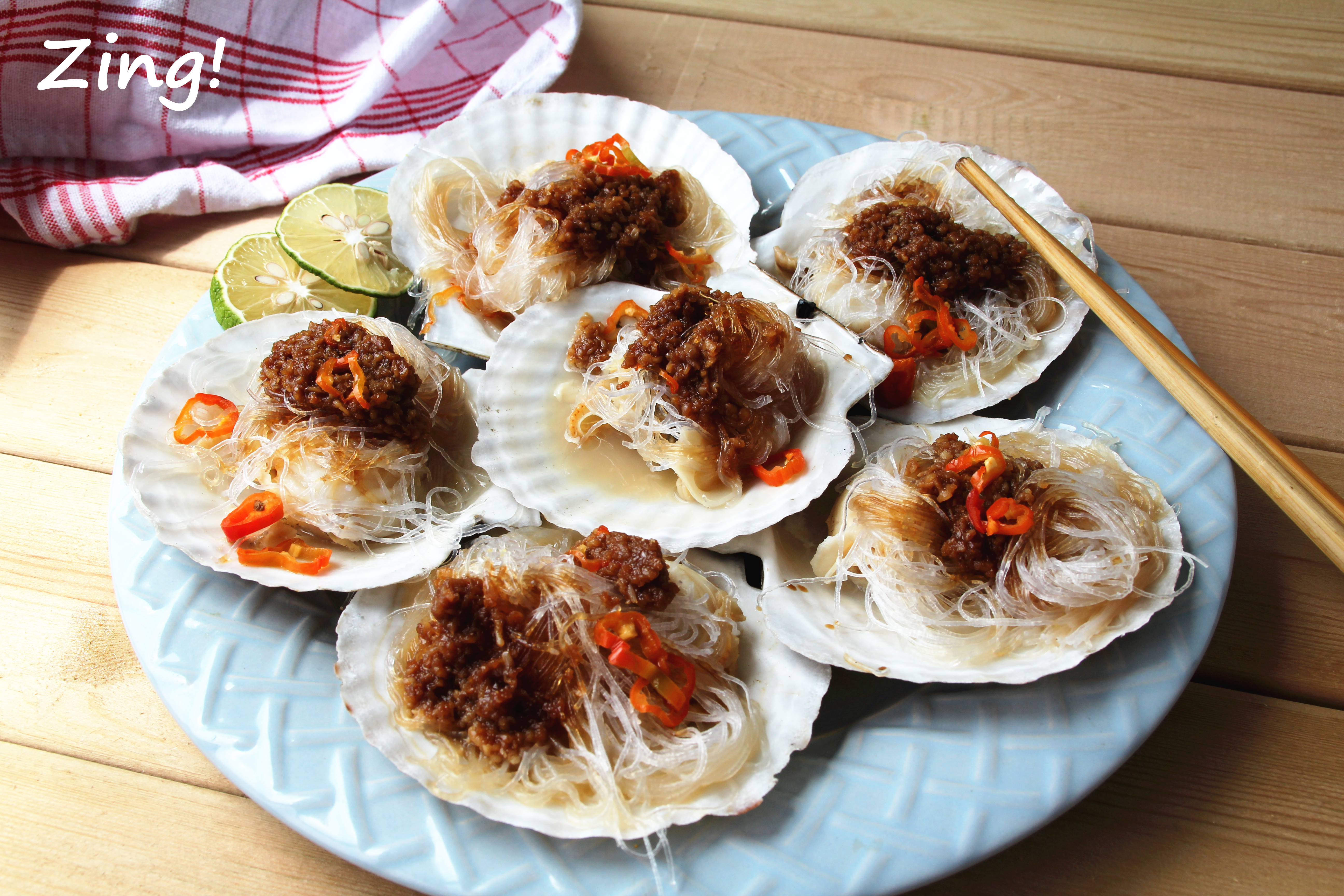 蒜蓉扇贝[小辛的环球美食]