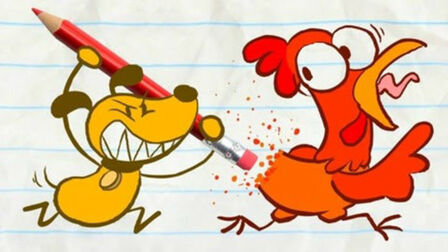 鸡飞狗跳搞笑卡通图片图片