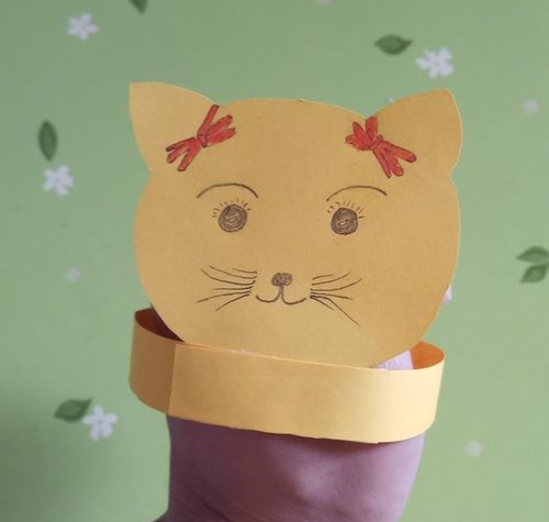 幼儿卡纸小猫帽子制作教程小猫头饰的简单做法