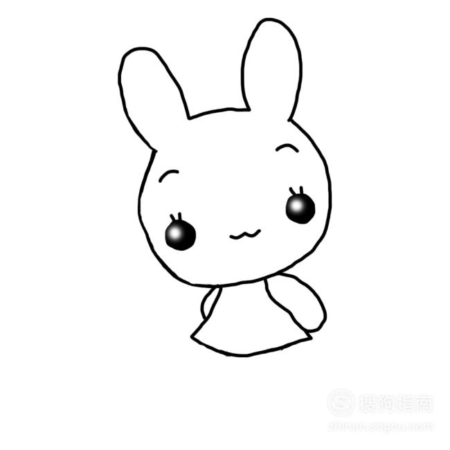 幼儿简笔画小白兔怎么画 儿童简笔画之小白兔怎么画优质