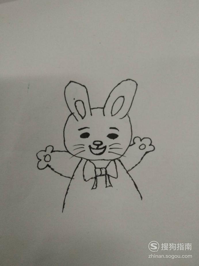 小白兔的简笔画 画法 小白兔的简笔画法优质